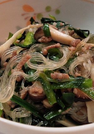 エリンギとにらで♪和の麻婆春雨-レシピのメイン写真
