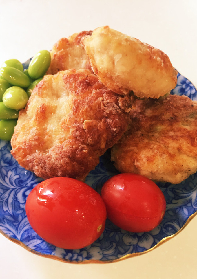 ヘルシー☆鶏胸と枝豆の唐揚げ-レシピのメイン写真