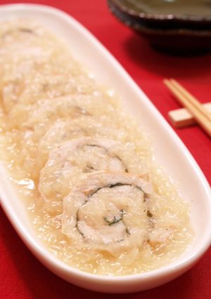 紫蘇巻きチキン グレープフルーツソース-レシピのメイン写真