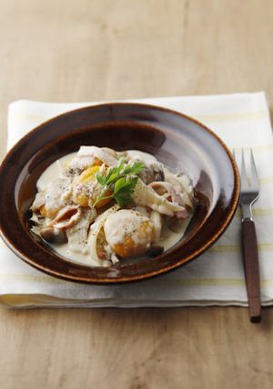 パンプキンニョッキきのこ豆乳ソース-レシピのメイン写真