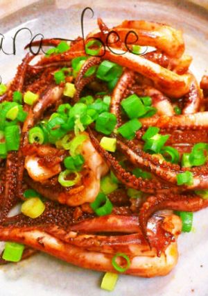 簡単♡食べるラー油でイカの焦がし醤油焼き-レシピのメイン写真