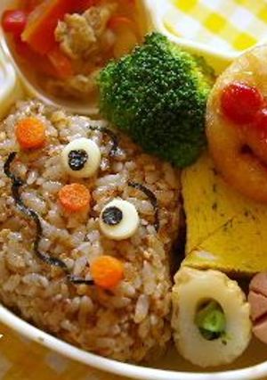カレーパンマン弁当（キャラ弁）-レシピのメイン写真