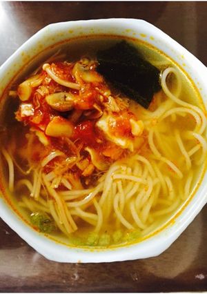 トマトチーズと大豆のイタリアンにゅうめん-レシピのメイン写真