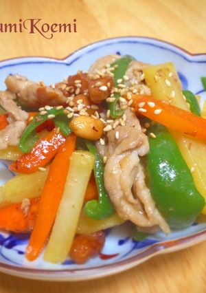 満腹満足！イモきんぴら-レシピのメイン写真