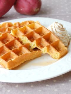 スイートポテトワッフル-レシピのメイン写真
