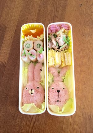 簡単♪キャラ弁♪ウサビッチ♪-レシピのメイン写真