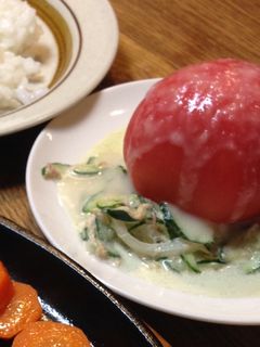 丸ごとトマトのサラダ-レシピのメイン写真