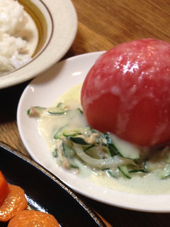 丸ごとトマトのサラダ-レシピのメイン写真