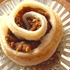 รูปของ お弁当の隅にスイートポテトパイ☆
