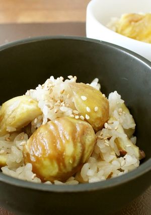 レンジで簡単！ジャポネのホクホク栗ごはん-レシピのメイン写真