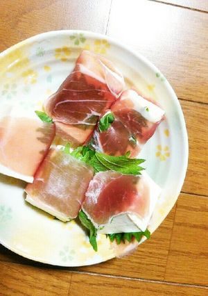 豆腐と青じその生ハム巻-レシピのメイン写真