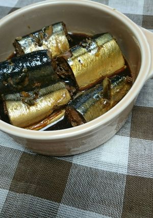 圧力鍋で秋刀魚の甘露煮♪-レシピのメイン写真