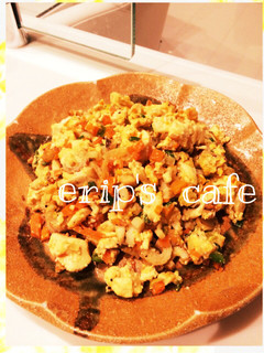 女子力アップ♡簡単 炒り豆腐-レシピのメイン写真