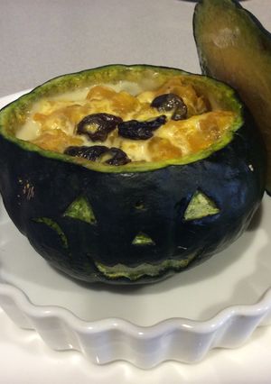 ハロウィンかぼちゃのホットサラダ-レシピのメイン写真