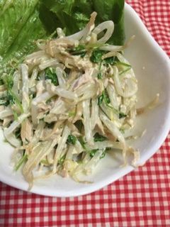 もやしと豆苗のツナサラダ-レシピのメイン写真