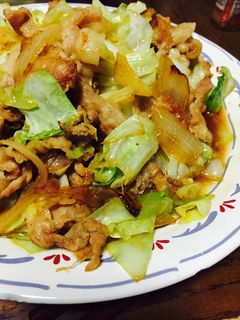 豚肉とキャベツの生姜炒め-レシピのメイン写真