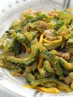ゴーヤと豚肉の生姜焼き炒め-レシピのメイン写真