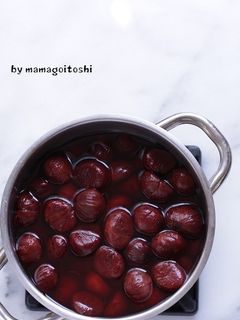 超簡単!手でむく栗皮の渋皮煮-レシピのメイン写真