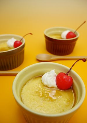 簡単にできる！鳴門金時芋プリン-レシピのメイン写真