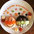 簡単!アンパンマン誕生日プレート♡2歳