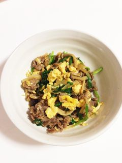炒り卵と豚肉炒め-レシピのメイン写真