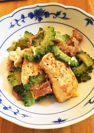 にんにくと味覇で作る！ゴーヤチャンプル-レシピのメイン写真