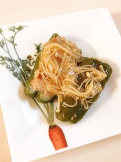 豆腐でヘルシー!ピーマンの肉詰め-レシピのメイン写真