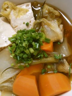 簡単! 白菜といんげん 焼き豆腐の 煮物-レシピのメイン写真