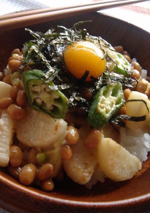 ほっくりネバッと丼-レシピのメイン写真