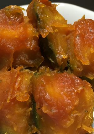かぼちゃのケチャップ煮-レシピのメイン写真