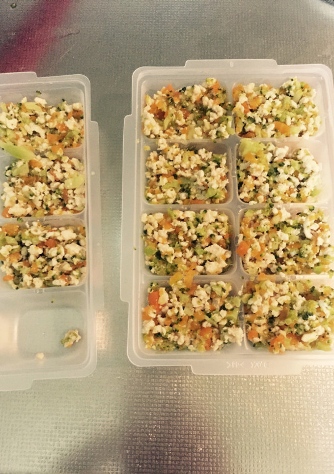 離乳食中期〜後期 野菜とりそぼろ♡-レシピのメイン写真