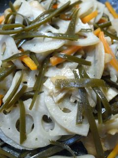 倹約!出汁昆布と板麩の炒め煮-レシピのメイン写真
