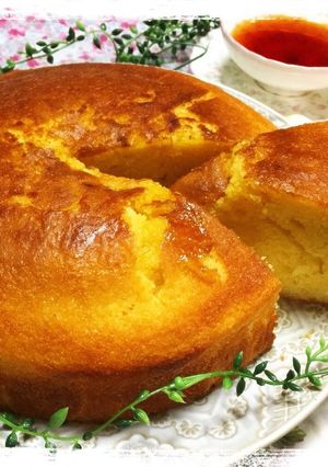まぜるだけ☆簡単オレンジケーキ-レシピのメイン写真