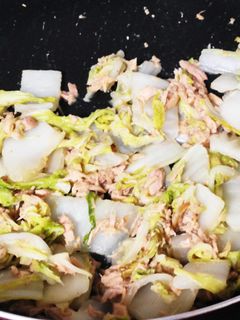 白菜とツナの炒め煮-レシピのメイン写真