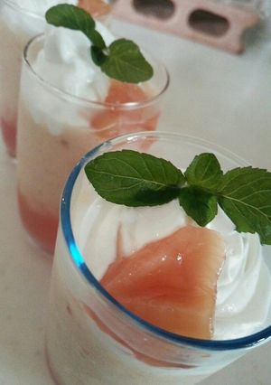 ピーチフラペチーノ-レシピのメイン写真