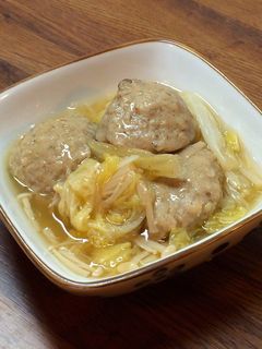 イワシつみれのトロトロあっさり煮♪-レシピのメイン写真