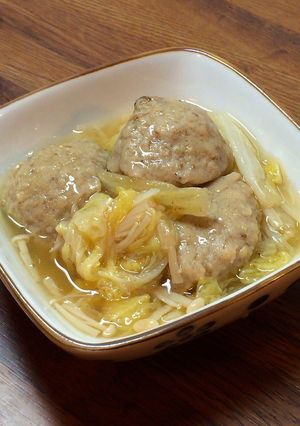 イワシつみれのトロトロあっさり煮♪-レシピのメイン写真