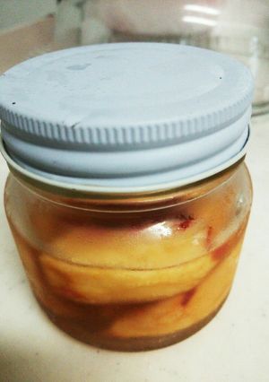 桃のシロップ-レシピのメイン写真