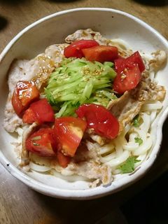 ⭐さっぱりトマトダレの冷やしうどん⭐-レシピのメイン写真