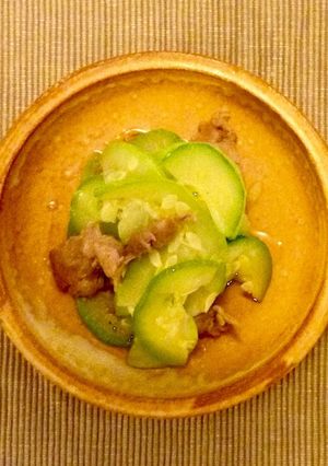 薄切りズッキーニの炒め物-レシピのメイン写真