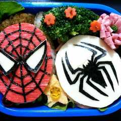 รูปของ キャラ弁☆スパイダーマン