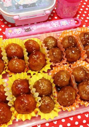 冷凍OK！肉団子二種♪簡単お弁当おかず-レシピのメイン写真