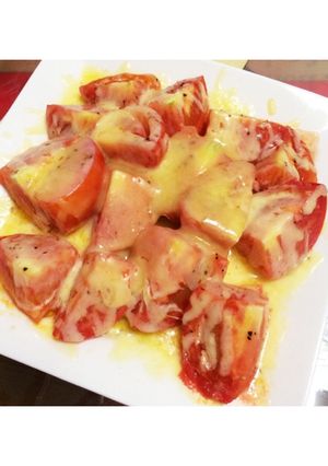 フレッシュトマトのたっぷりチーズのせ♡-レシピのメイン写真