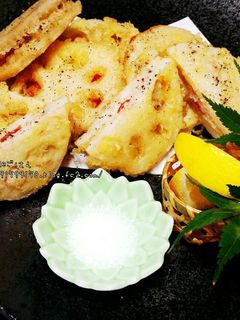 鶏ミンチとプチトマトde蓮根の挟み揚げ-レシピのメイン写真