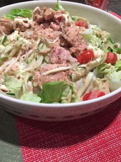 サラダうどん-レシピのメイン写真