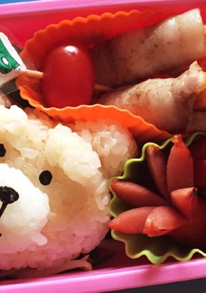 簡単キャラ弁 テッド ♡ TED-レシピのメイン写真