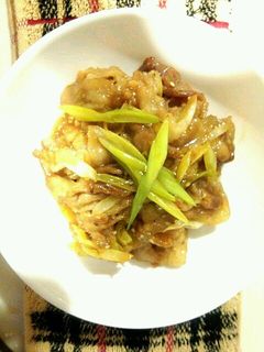 節約☆豚こま肉と根深ねぎの甘辛炒め-レシピのメイン写真