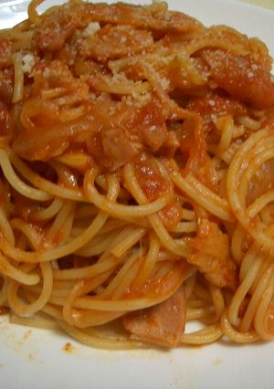 簡単♪トマトパスタ-レシピのメイン写真