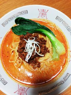 麻婆豆腐の素で豆乳担々麺-レシピのメイン写真