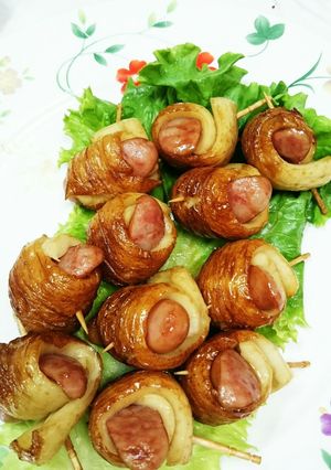 ウインナーのちくわ巻き♪お弁当や行楽に♪-レシピのメイン写真